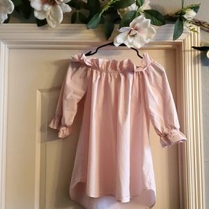 Ruffled off-the-shoulder Top